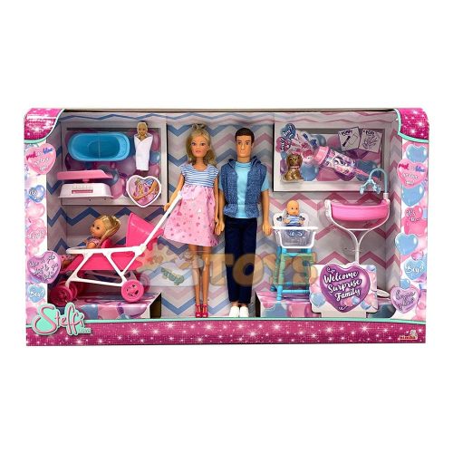 Steffi LOVE Doll Steffi family with newborn baby 105733426