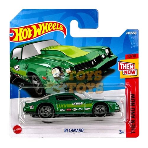 Hot Wheels Diecast 81 Camaro HCV81 Then and Now