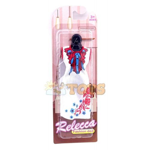 Barbie doll clothing set and Steffi Love white dress with roses