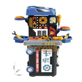   TipTopTOYS 3-in-1 Multifunctional Bus Workbench with Accessories