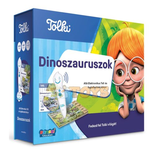 Tolki Interactive pencil White Dinosaurs basic set 22622 HU
