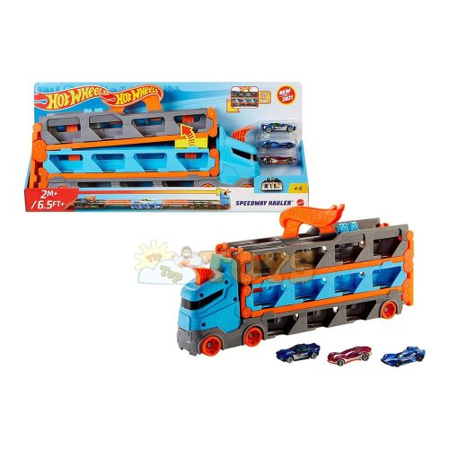 Hot Wheels GVG37 2in1 Car Transporter Truck Playset