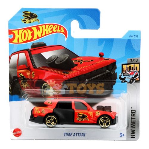 Hot Wheels Time Attaxi HKG89 HW Metro Metal Car