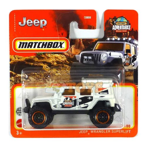 MATCHBOX Diecast Jeep Wrangler Superlift HFT20 Mattel