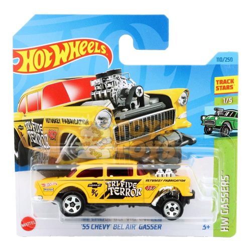 Hot Wheels Diecast 55 Chevy Bel Air Gasser HKH61