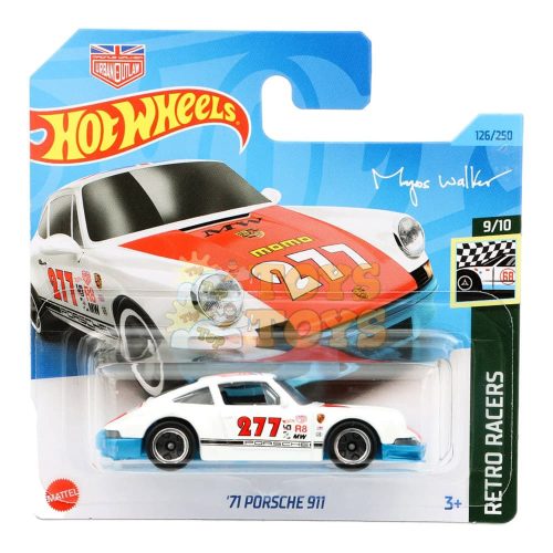 Hot Wheels Metal Car 71 Porsche 911 HKH06 Mattel