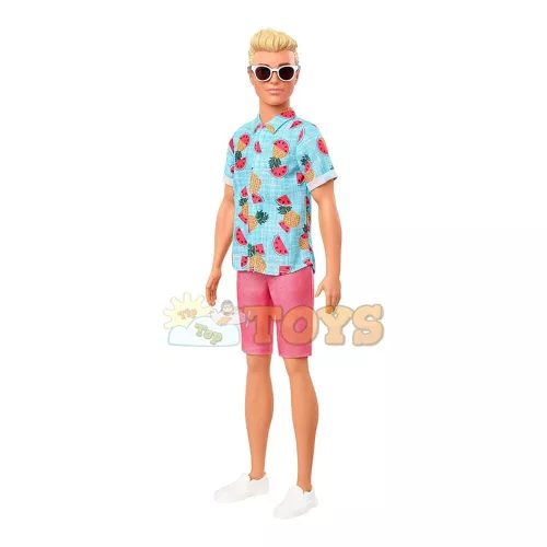 Barbie Fashionistas Ken GYB04 Exotic Fruit Shirt Doll