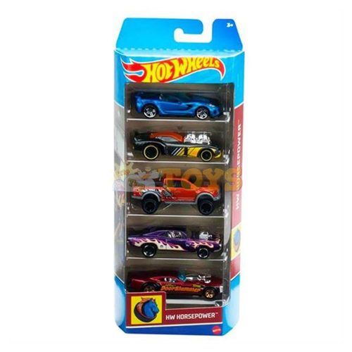 Hot Wheels HW Horsepower HFV94 5 model car set