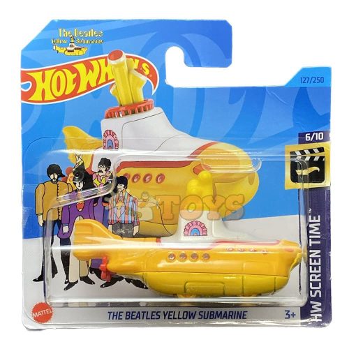 Hot Wheels Metal submarine The Beatles Yellow Submarine HKH12