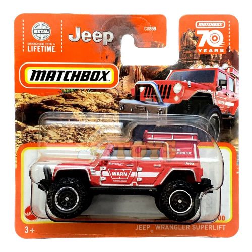 MATCHBOX Diecast Jeep Wrangler Superlift HLD28 Mattel