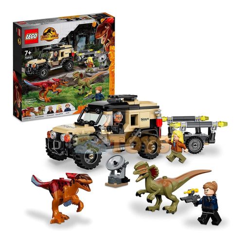 LEGO® Jurassic World Pyroraptor and Dilophosaurus Transport 76951