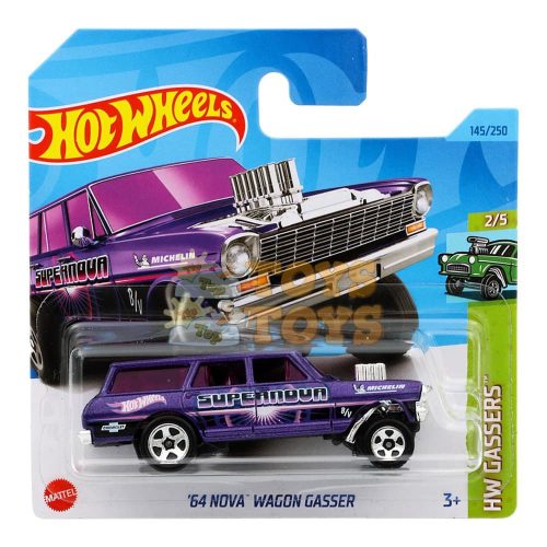 Hot Wheels Metal Car 64 Nova Wagon Gasser HKH63