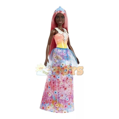 Barbie Dreamtopia Princess Mulatto with Pink Hair HGR14 Mattel Doll