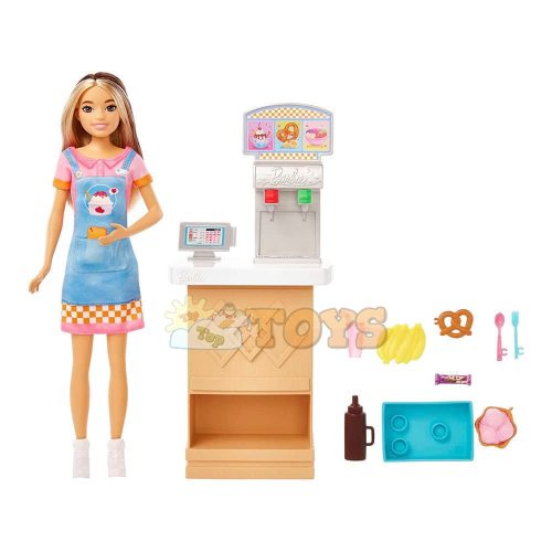 Barbie Skipper Snack Bar Playset with Accessories HKD79 Mattel