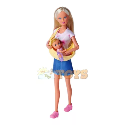 Steffi LOVE Playset Steffi doll with baby carrier 105733538