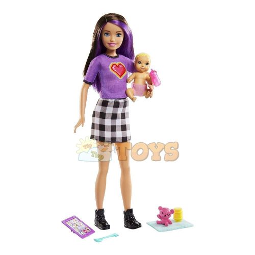 Barbie Babysitters Skipper Doll with Blonde Baby GRP11 Mattel