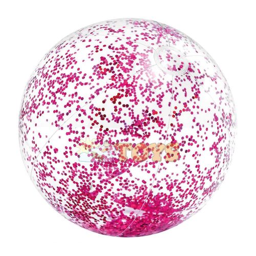 INTEX Beach ball with glitter 51cm 58070 glitter beach ball pink