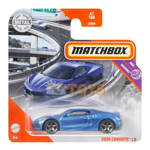MATCHBOX 2020 Corvette C8 GKM53 Mattel Diecast Car