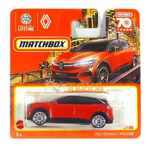MATCHBOX Diecast 2022 Renault Megane HLC69 Mattel