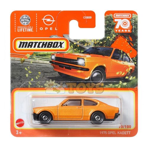 MATCHBOX Diecast 1975 Opel Kadett HLC86 Mattel