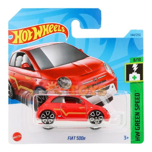 Hot Wheels Fiat 500e HKK24 HW Green Speed ​​Diecast Car