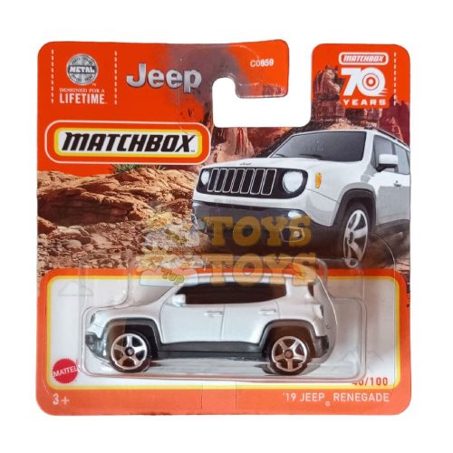 MATCHBOX Diecast 19 Jeep Renegade HLD20 Mattel