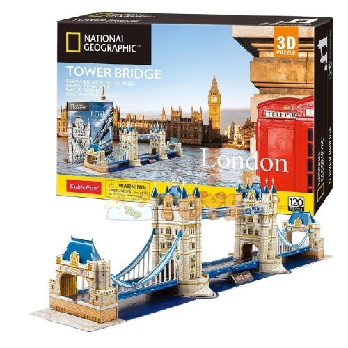 3D puzzle Tower Bridge London Cubic Fun 3D DS0978 120 pieces