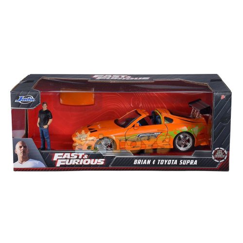 Jada Toys Metal Car Brian & 1995 Toyota Supra 1:24