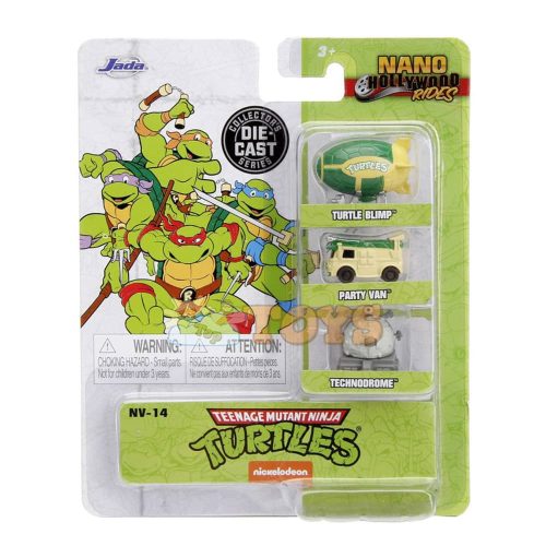 Jada Toys Set of 3 Nano Hollywood Rides Turtles NV-14 