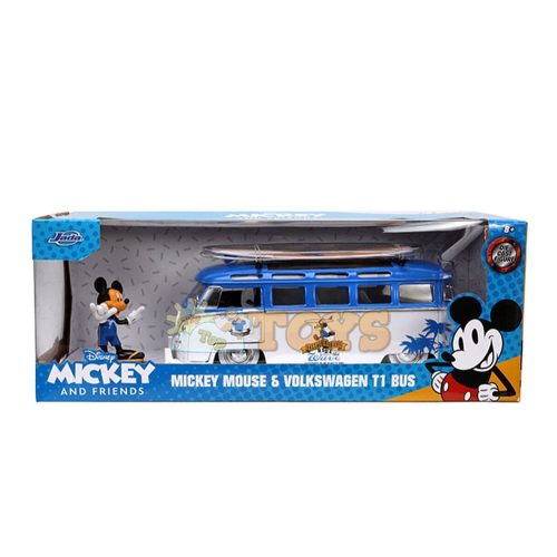 Jada Toys Metal Mickey Mouse and Volkswagen T1 Bus