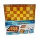 Wooden chess board 3 in 1 large I 34x34 cm Set of chess pieces in box with board
