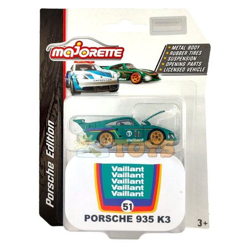 majorette Porsche 935 K3 Vaillant Porsche Edition metal car