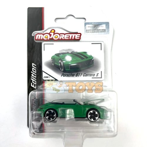 majorette Porsche 911 Carrera S green metallic car