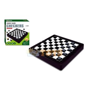   TipTopTOYS Checkers Game S2202-7 magnetic checkers board game