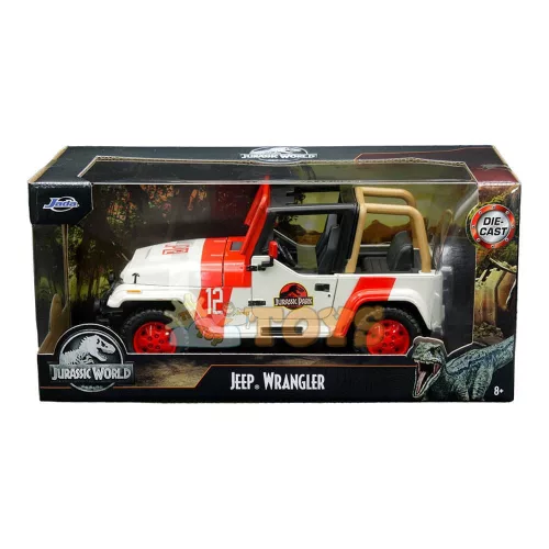 Jada Toys Jeep Wrangler Jurassic World 1:24 Metal Diecast Car