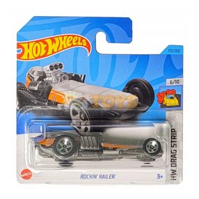 Hot Wheels Rockin Railer HKK05 HW Drag Strip Metal Car