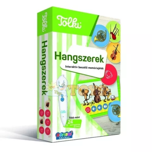 Tolki Interactive audio book Musical instruments memory game 88477