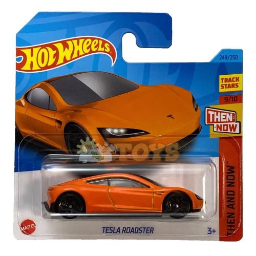 Hot Wheels Metal Tesla Roadster HKJ47 Then and now