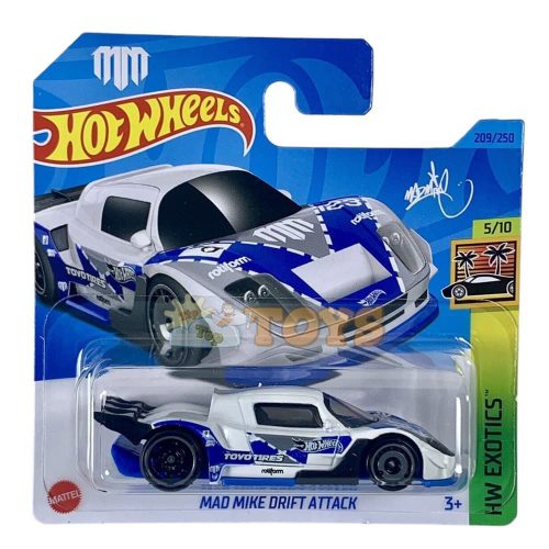 Hot Wheels Mad Mike Drigt Attack Metal Car HKG58