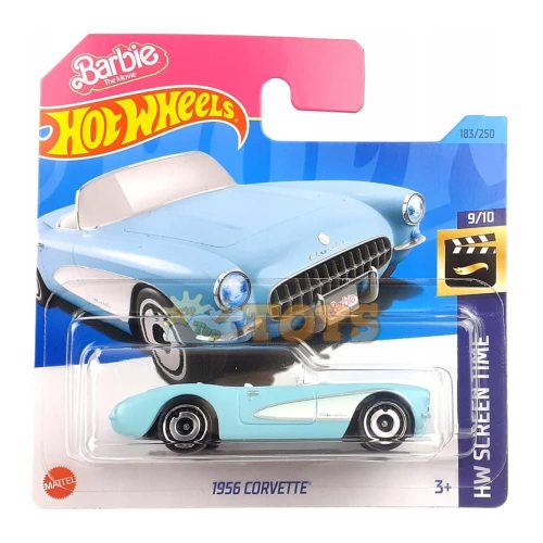 Hot Wheels Metal Car 1956 Corvette Barbie HKK87 Blue