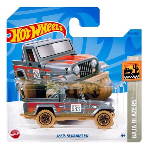 Hot Wheels Diecast Jeep Scrambler HKG78 Baja Blazers