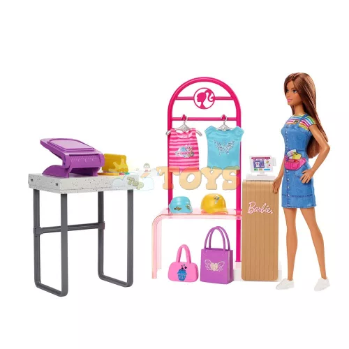 Barbie Stylist Fashion Boutique HKT78 Designer Playset - Mattel
