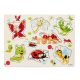 Recessed wooden puzzle Insects A-3034 - 7 pieces