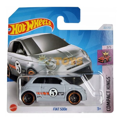 Hot Wheels Metal Fiat 500e HTC18 Compact Kings