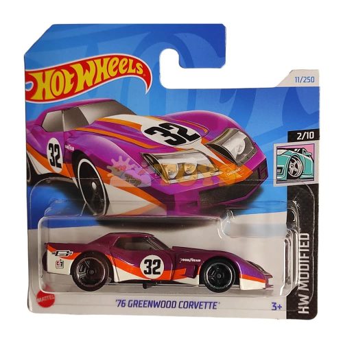 Hot Wheels Diecast 76 Greenwood Corvette HTB67