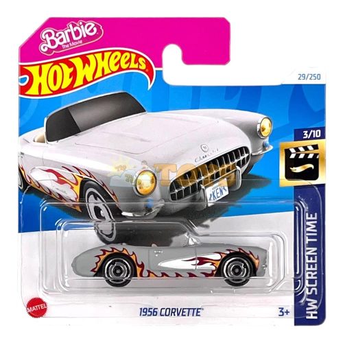 Hot Wheels Metal Car 1956 Corvette Barbie HTB37 Mattel