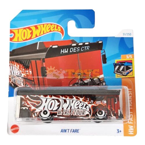 Hot Wheels Metal Bus Aint Fare HTF16 HW Fast Transit (TH)