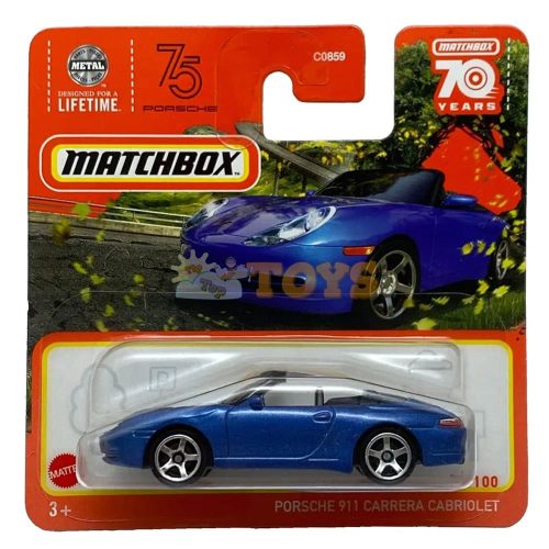 MATCHBOX Diecast Porsche 911 Carrera Cabriolet HLD16