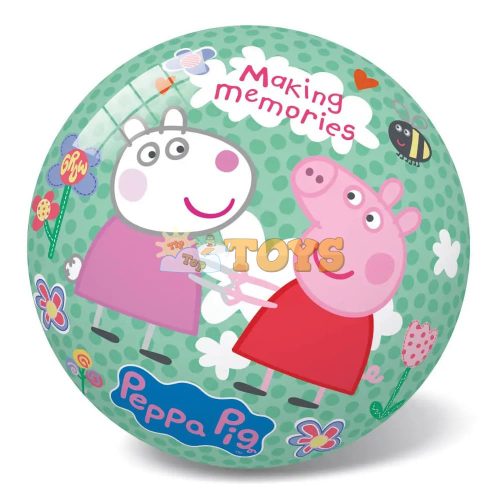 Rubber ball for children Peppa Pig 14cm Making memories