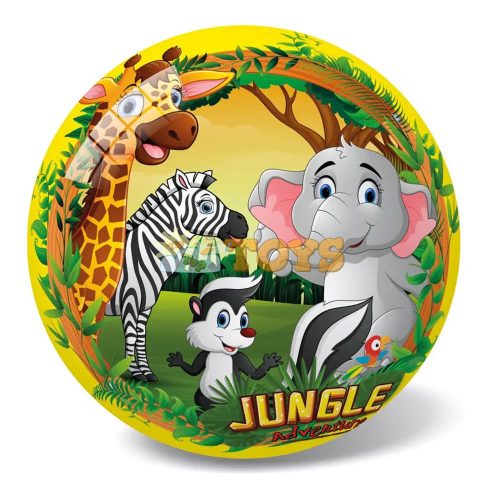Rubber ball for children Jungle Adventure 14cm inflatable